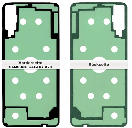 IS-TECK Akkudeckel Kleber für Samsung Galaxy A70 A705, Wasserfest, Kunststoff, Einfarbig