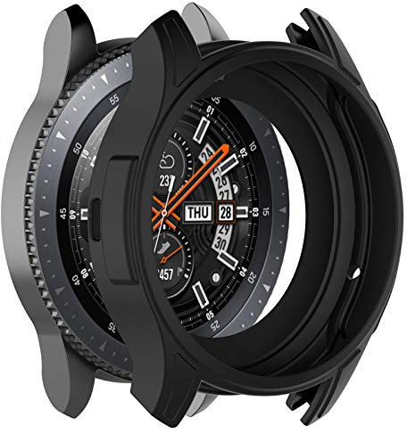 LICHIFIT Weiche Silikon-Schutzhülle für Samsung Galaxy Gear S3 Frontier & SM-R800 46 mm Smartwatch