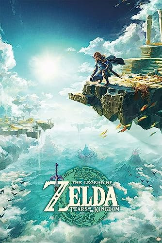 Grindstore Laminiertes Maxi-Poster The Legend of Zelda Tears of the Kingdom Hyrule Skies