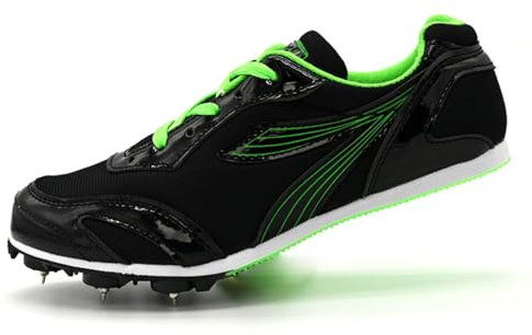 Zapatos con clavos para atletismo,Zapatos con Clavos Campo,Zapatillas de correr con clavos,Unisex Spikes Atletismo para Pista,Transpirable Antideslizante,Para Running,salto largo,Training