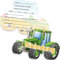 Tixlux 12 Einladungskarten zum Kindergeburtstag, 16 x 11 cm Traktor Einladungskarten, Geburtstagseinladungen für Jungen und Mädchen, Kinder Geburtstagsfeier Kinderparty