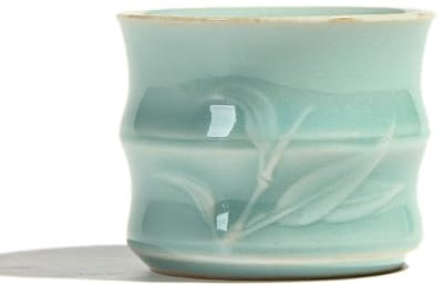 BOLNEY Ceramic Mug Ceramic Tea Cups, Kungfu Tea Cup Traditional Tea Cups Wine Cup for Home Kitchen Italian Espresso Cups