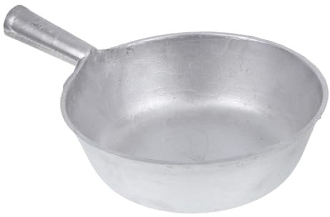 Zerodeko Mestolo Per in Alluminio Paletta Da Cucina Retrò Manico Corto Utensile Multifunzionale Resistente e Leggero
