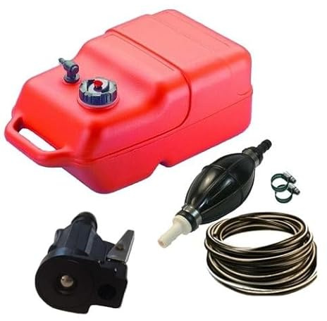 12 Liter Benzintank Tank Bootstank Pumpball Benzinschlauch Evinrude Johnson OMC