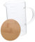 CHFYIJYHM 1 Set Glass Graduated Cup Glass Pitcher with Lid Glass Beakers Clear Coffee Mugs Coffee Mixing Pitcher Creamer Pitcher Kitchen Measuring Cup Glass Transparent Scaled Glass Mug Food (Color :