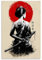 LIDIANWE Bushido Japanische Samurar-KunstKreativität in schlichtem Design, Leinwandbild, Animationsfilm, Leinwandposter, Jugendposter, dekoratives Heimästhetik-Poster, 60 x 90 cm, ungerahmt, 11