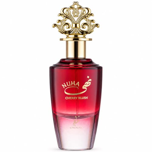 Nuha Cherry Blush 85ml Eau de Parfum Spray for Women – A Bold and Luxurious Long-Lasting Fragrance with Sweet Cherry Rich Rum Velvety Jasmine Romantic Rose Creamy Vanilla and Warm Sandalwood