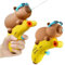 SWEETBIUTI Wasserpistolen für Kinder 3+, 2pcs niedliche Capybara -Form Wasserpistole, Lange Schießstand Pressetyp Wasserwaffe für Outdoor Strand Sommerpool Geschenke