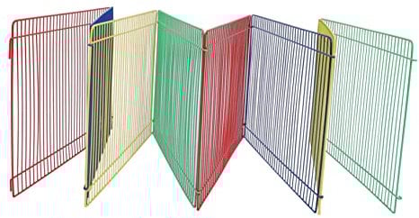 VANZACK 8 Stücke Laufstall Stücke Für Tiere Hamster Chinchilla Meerschweinchen Laufstall Spielzeug