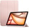 YLK Coque pour iPad Air 11 Pouces (M3) 2025/(M2) 2024, Air 5 2022/4 2020 10.9 Pouces, Étui de Protection Chute, Anti-Chocs, Rabat Magnétique Stable, Protection Intégrale (Rose)