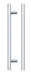 KOOPLES HARDWARE T Bar Handle – Modern Cabinet Pull for Kitchens, Wardrobes & Furniture, Top Drawer Fittings, Brushed Stainless Steel Finish (Polished Chrome, 224mm)