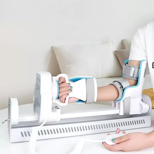 Elektrisches Handgelenk-Rehabilitationsgerät, Ellenbogen-Trainingsgerät Mit Winkelmesser, Innen-/Außenrotation 0–120°, Einstellbarer Widerstand, Für Bänderverletzungen Und Handfunktionsstörungen