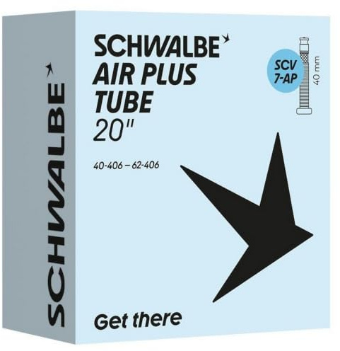 Schwalbe Fahrradschlauch SCV7-AP AIR Plus 40/62-406 IB 40mm