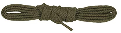 1 Paar Bergal Schnürsenkel schwarz - flach - 7,0 mm breit