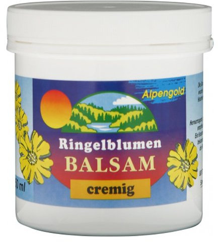 Alwag Ringelblumen Balsam Cremig - 250 ml Intensiv-Creme für empfindliche Haut - dermatologisch getestet