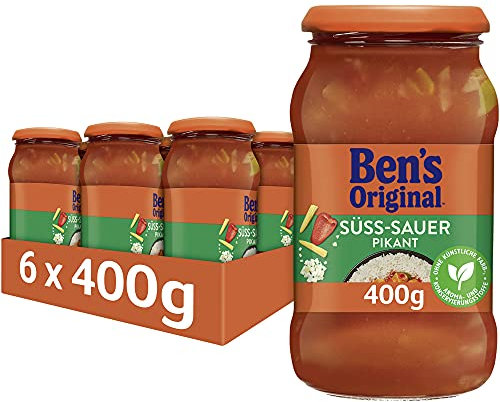 BEN’S ORIGINAL Sauce Süß-Sauer Pikant, 6 Gläser (6 x 400 g)