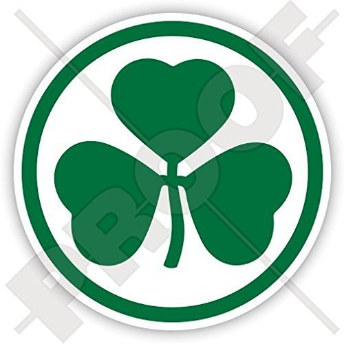IRLAND irischer Shamrock, Kleeblatt Eire 100mm Auto & Motorrad Aufkleber, Vinyl Sticker