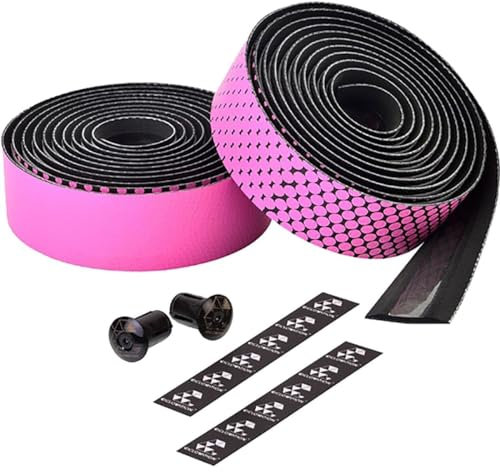 Ciclovation Leather Touch Fusion Dot Ruban de guidon Rose Taille unique