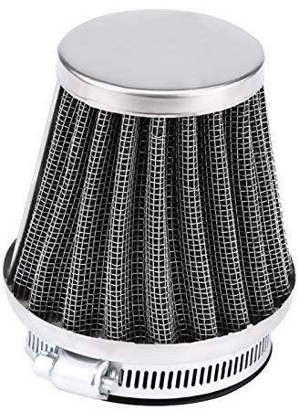 Filtro Aria a Cono Moto, Qiilu QL05407 Filtro aria aspirapolvere moto universale per Kawasaki Yamaha(60mm)