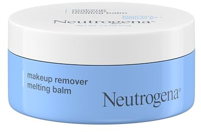Neutrogena Makeup Remover Melting Balm to Oil with Vitamin E, Gentle and Nourishing Cleansing Balm for Eyes, Lips, or Face, Travel-Friendly for On-the-Go, 2.0 oz