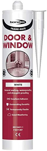 Bond-It 2 X White Frame Mate Door and window silicone for sealing and draught proofing