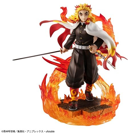 MegaHouse 75361 - Demon Slayer - Kyojuro Rengoku gem Statue 21 cm