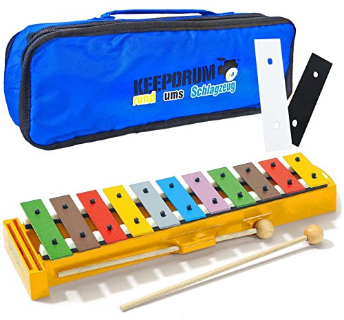 Sonor GS Plus Glockenspiel + 2 Erweiterungs-Klangstäbe Fis Bb + Trage-Tasche