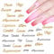3D Nail Charms, 48 Pieces Zodiac 3D Luxury Metal Alloy Nail Art Rhinestones Charms (B)