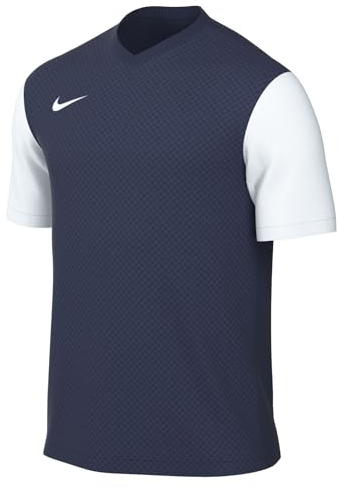 Nike Men's M Nk Df Tiempo Prem Ii JSY Ss Sweatshirt, Navy/White, XL