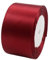 POPOYU Satinband Rotwein 50mm, 23 Meters Dekoration Präsent Geschenkband breit Schleifenband, Stoffband für kleid Hochzeit, Taufe und Geburtstag Geschenke,Satin Dekoband, Deko Band Geschenkverpackung