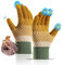Sakiida Winter handschuhe Herren Damen - Thermo Winterhandschuhe - Touchscreen Damen Warme Thermohandschuhe - Imitation Kaschmir Dehnbares Material (Gelbes Muster)