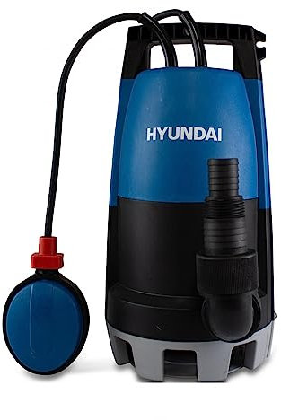 HYUNDAI - Pompe à eau électrique - Vide-cave 750 W 17500 L/h - Eaux chargées - Hauteur d'aspiration max (m) 8.5 m - Matière du corps de pompe Polypropylène - Flotteur - HFP750