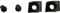 SHIMANO Befestigungsschraube und Platte PD-EF102 Reflektor rechts