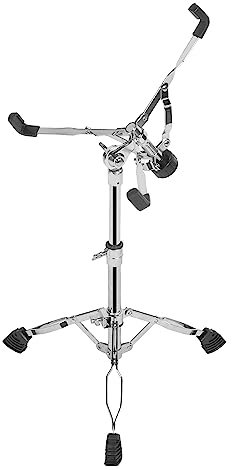 aleawol 10-15 Inch Snare Drum Stand, Double Braced Tripod Snare Stand Adjustable Height 16-22 Inch, Foldable Drum Pad Stand for Practice and Stage Performance