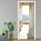 Stickers Porte 3D Vue Mer Allée Trompe L'Oeil Mural Autocollant De Porte Papier Peint 90X200Cm Maison Salon Chambre Décoration Salle De Bain Cuisine Poster De Porte Stickers