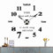 Vangold Große Wanduhr für Wohnzimmer