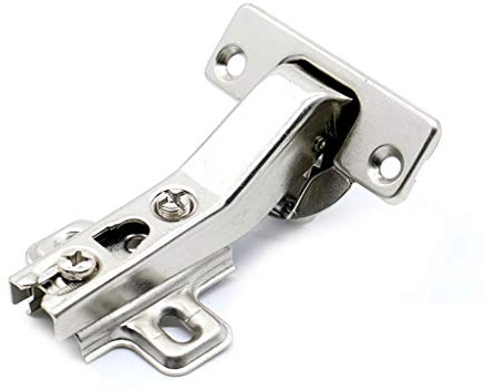 45 Degree Corner Fold Cabinet Door Hinges - Angled Hardware for Kitchen & Bathroom Cupboards | Includes Screws - Premium Quality