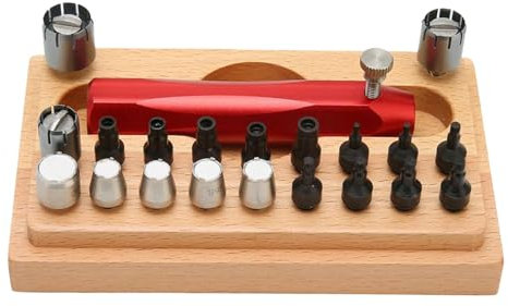 Dickly Strumento portatile per rimuovere il tubo della corona dell'orologio, pratico per la riparazione dell'apri di regolazione del cacciavite da orologiaio