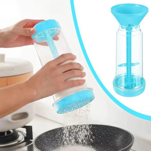 Suuwwn Tamis Farine,Tamis Cuisine Saupoudreuse Sucre Glace Saupoudreuse Cacao Tamiseur Farine Tamis Patisserie avec Entonnoirs