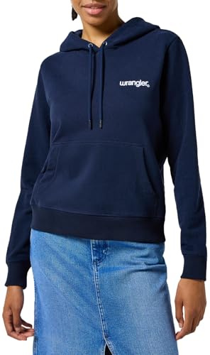 Wrangler Regular Hoodie Kapuzen-Sweatshirt für Damen