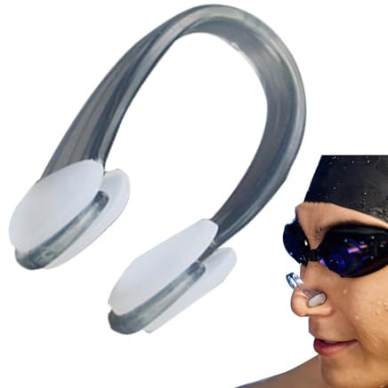 Meindin Nasenklammer zum Schwimmen – Tauchschutz, wasserdicht, weich, bequem, Silikon, rutschfest, zum Duschen, Schnorcheln, Surfen, Tauchen, Unterwasserschwimmen