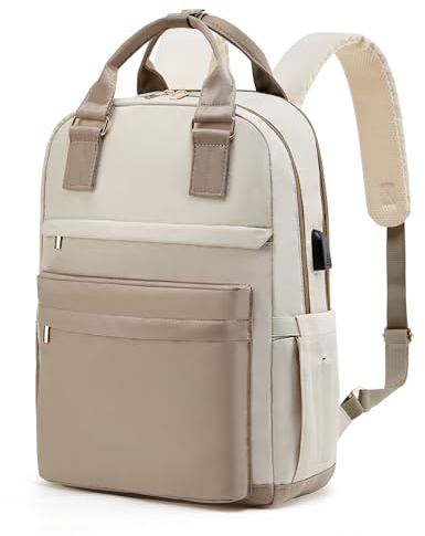 YTL Elegant Rucksack Damen Groß Schulrucksack Reiserucksack Backpack Women Teenager Mädchen Schultasche Abeitstasche 15,6 Zoll Laptop