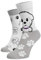 BENAMI | Lustige Socken mit Malteser-Hund-Muster | Baumwoll-Hochsocken für Damen und Herren