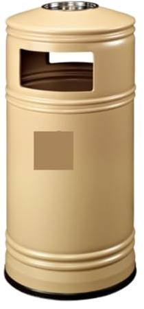 MDWZH Mülltonnenbox Müllschrank Doppelschichtiger Mülleimer Mit Innerem Fassdesign Für Den Außen-/Innenbereich, Versenkbare Mülltonne Abfallbehälter(Yellow)