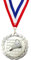 JUCHRZEY 5 cm Badminton-Medaille Gold/Silber/Bronze-Medaille mit Halsband, Sportmedaillen, Badminton-Auszeichnungsmedaillen for Spiele, Sportwettkämpfe