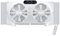 BEYOND BREEZE Ventilador de ventana doble con flujo de aire reversible y alarma de intrusos, ventilador de ventana de 9 pulgadas con control remoto y 3 velocidades, ventiladores de ventana expandibles