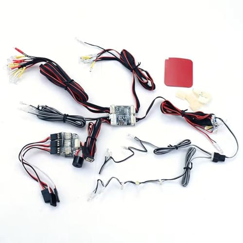 YONMFRDS Für Tamiya Für Scania 770S 56368 1/14 RC LKW Beleuchtung System Vorne Und Hinten Lampe Auto Upgrade Zubehör Ersatz Teile Rc Licht Leuchtenset Kit