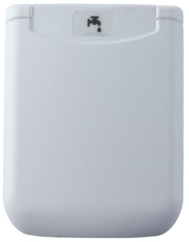 Hoite Bouchon de verrouillage pour réservoir d'eau douce avec couvercle magnétique blanc pour camping-car, fourgon, caravane