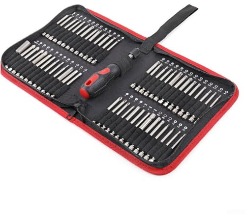 Zilimontt Juego de 55 puntas de destornillador extralargas con puntas hexagonales magnéticas de 75 mm para taladros eléctricos y herramientas manuales, compatible con varias herramientas eléctricas