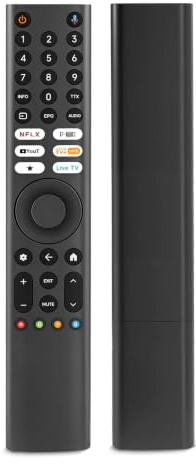 Reemplazo de mando a distancia por voz para Xiaomi TV Serie F, Compatible con XiaoMi 3D Full HD F Pro 32 Smart TV mando a distancia por voz